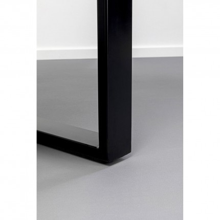 Table Eternity 180x90cm blanche et noire Kare Design