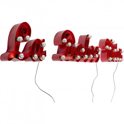 Wall Lamp La Dolce Vita red Kare Design