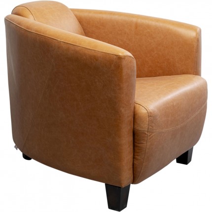 Armchair Cigar Lounge light brown Kare Design