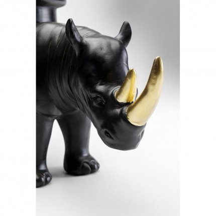 Candle Holder rhino black Kare Design