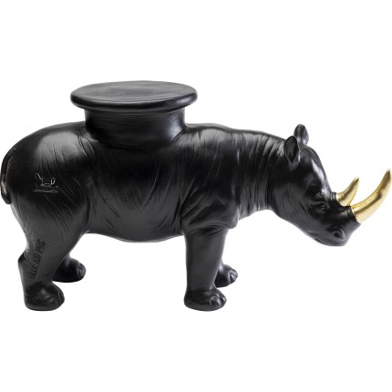 Candle Holder rhino black Kare Design