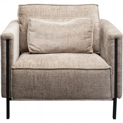 Fauteuil Victor beige Kare Design