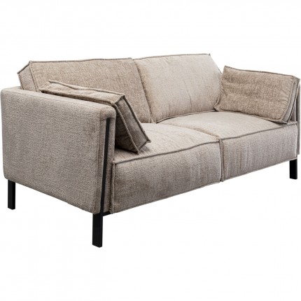 Sofa Victor 2-seater beige Kare Design