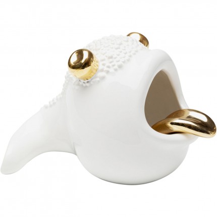 Deco Animal tadpole white and gold Kare Design