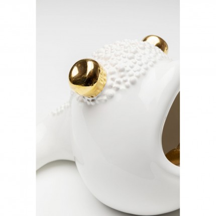Déco Animal têtard blanc et doré Kare Design