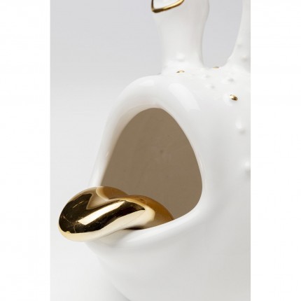 Déco Animal limace blanche et dorée Kare Design