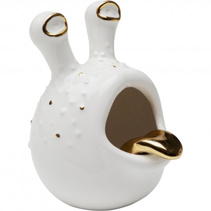 Deco Animal slug white and gold Kare Design