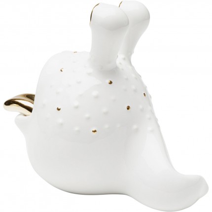 Deco Animal slug white and gold Kare Design