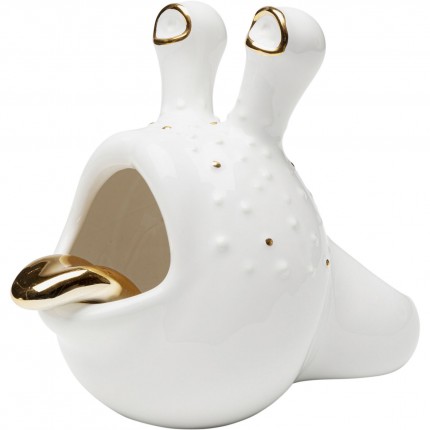 Deco Animal slug white and gold Kare Design