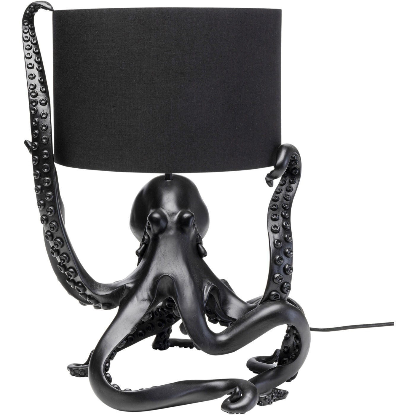 Kare Design Lampe pieuvre noire