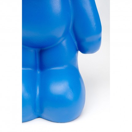 Déco ours bleu 51cm Kare Design