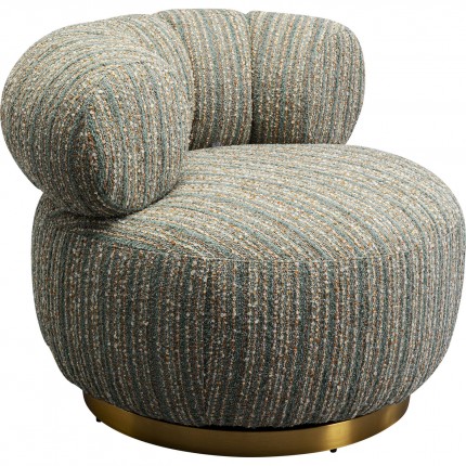 Swivel Armchair Couture green Kare Design