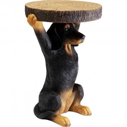 Table d'appoint Animal teckel noir Kare Design