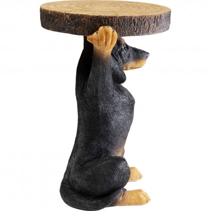 Table d'appoint Animal teckel noir Kare Design