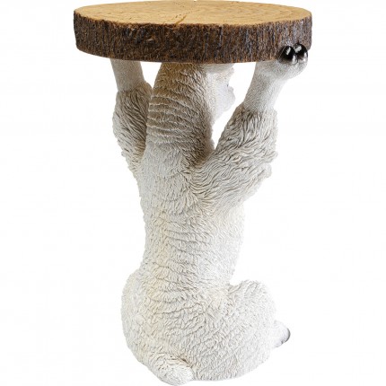 Side table Animal white alpaca Kare Design