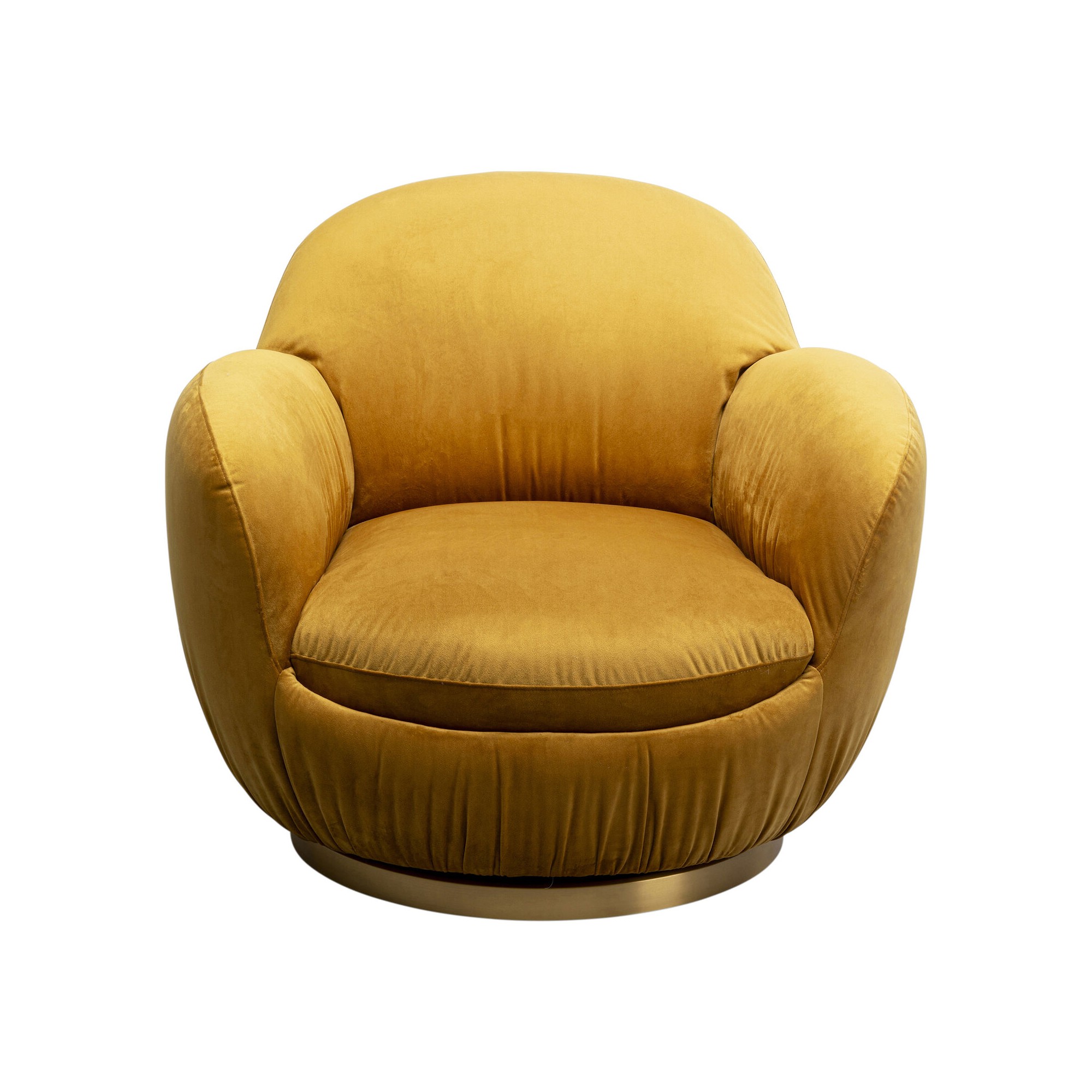 Fauteuil pivotant Nube jaune