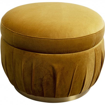 Stool Nube velvet yellow Kare Design