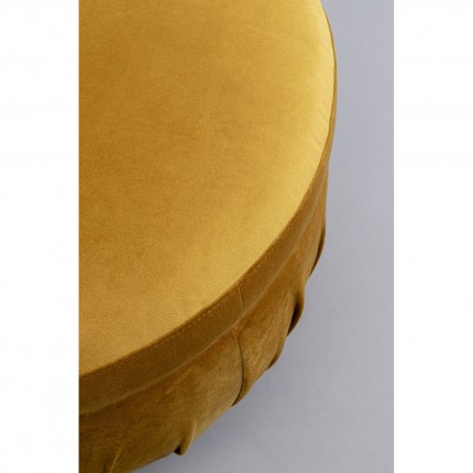 Stool Nube velvet yellow Kare Design