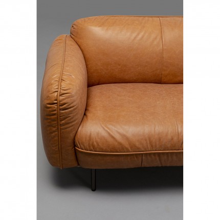 Sofa Calgary 3-Seater light brown Kare Design