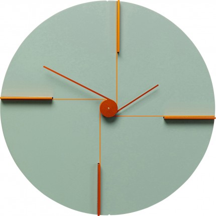 Horloge murale Felice 30cm verte Kare Design