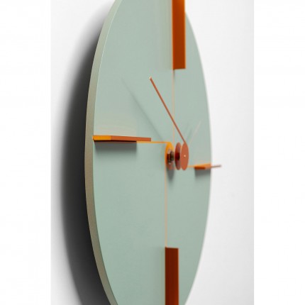 Horloge murale Felice 30cm verte Kare Design