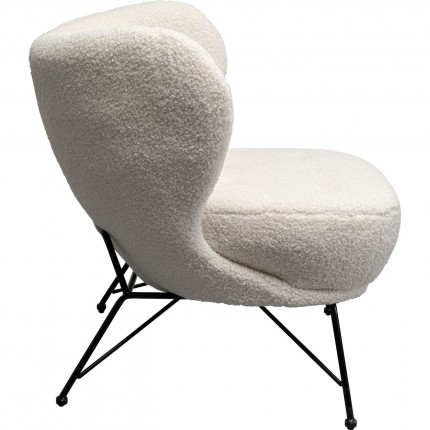 Fauteuil Jacky Teddy blanc Kare Design