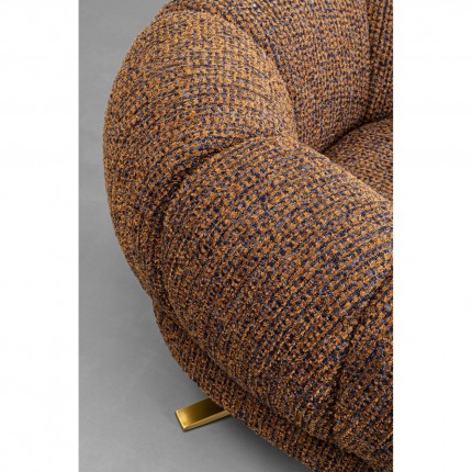 Swivel armchair Janno brown Kare Design