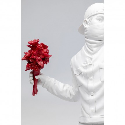 Deco street art white bouquet red Kare Design