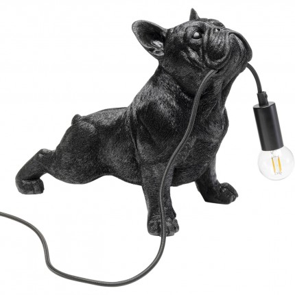 Lampe bouledogue noir Kare Design