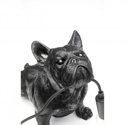 Lampe bouledogue noir Kare Design