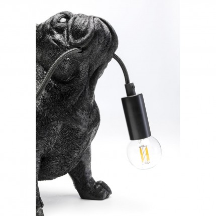 Lampe bouledogue noir Kare Design