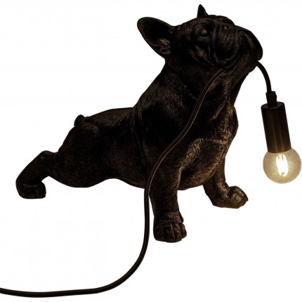 Lampe bouledogue noir Kare Design