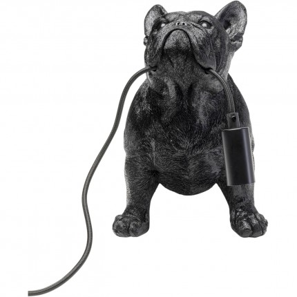 Lampe bouledogue noir Kare Design