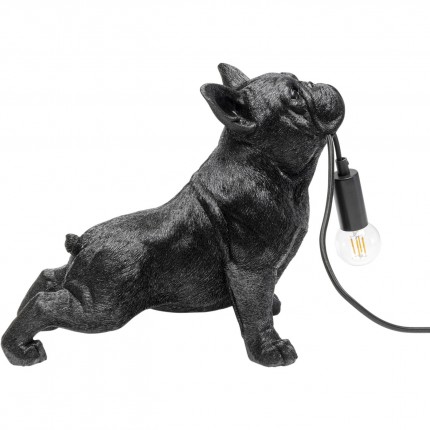 Lampe bouledogue noir Kare Design