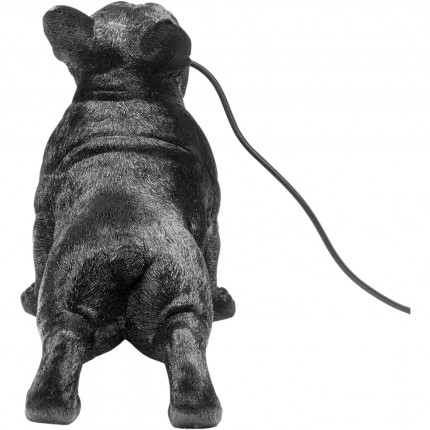 Lampe bouledogue noir Kare Design