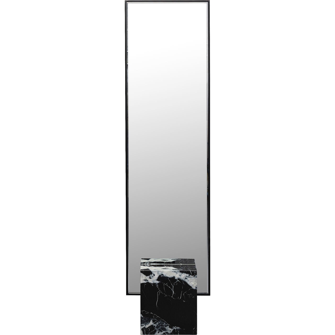 Kare Design Miroir sur pied Hulda 180x46cm noir