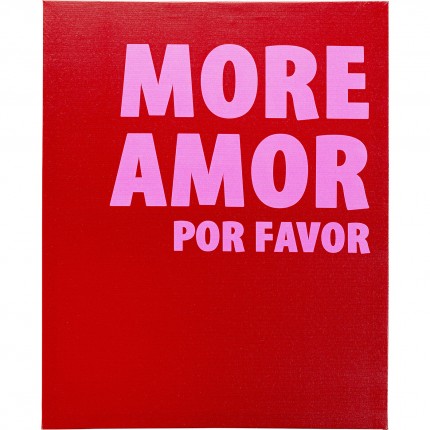 Tableau More Amor 40x50cm Kare Design