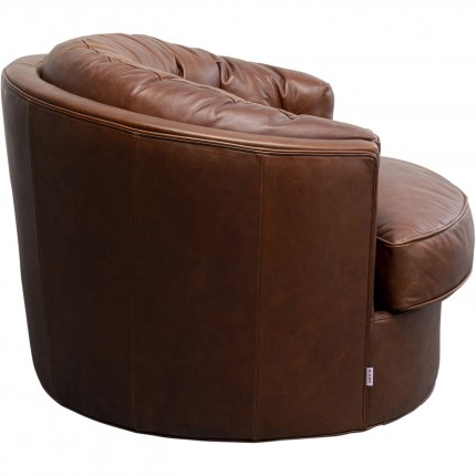 Swivel Armchair Music Hall brown Kare Design