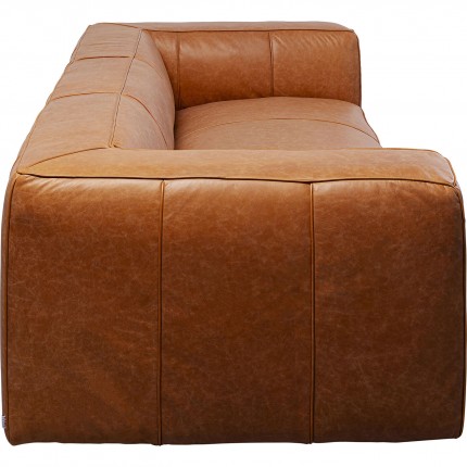 Sofa Cubetto 3-Seater light brown Kare Design