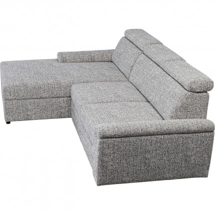 Sofa Bed Serena left grey Kare Design