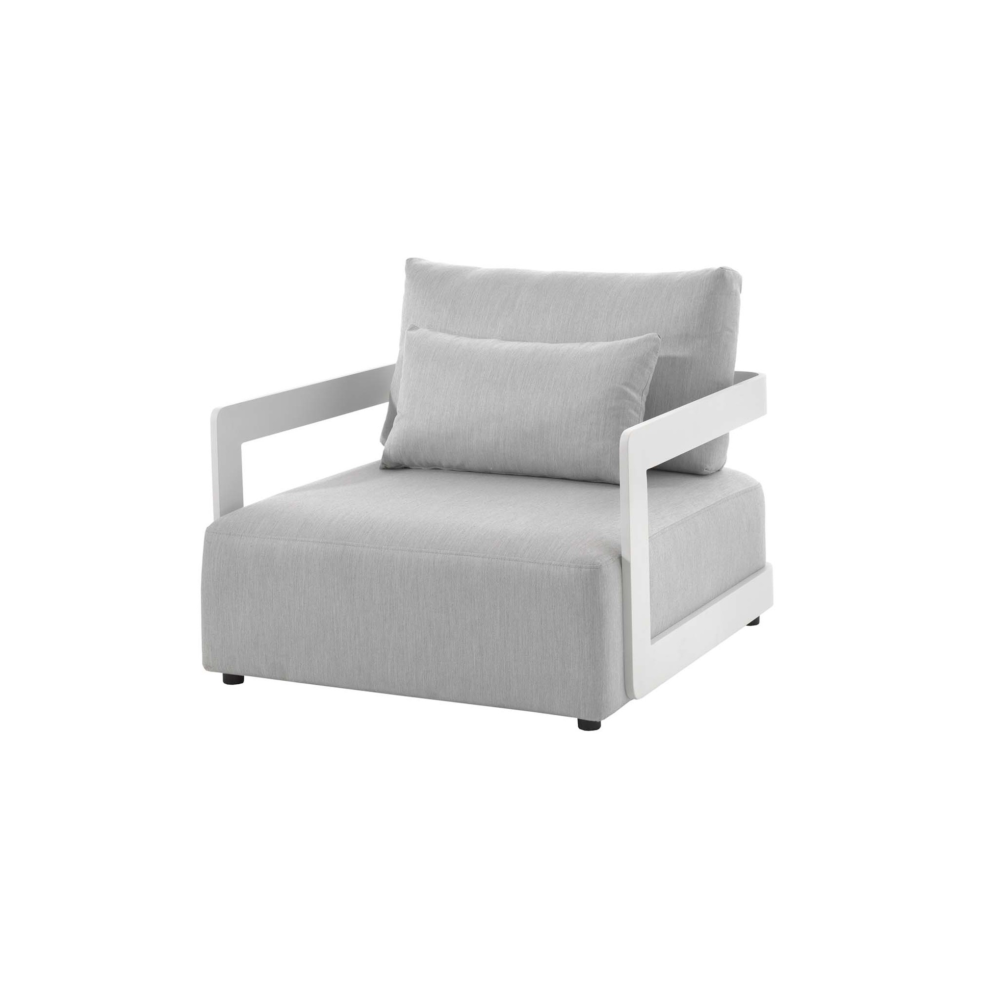 Fauteuil de jardin Rafa aluminium Gescova