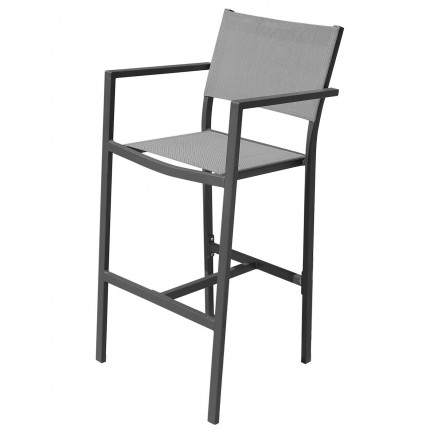 Tabouret de bar Poniente gris anthracite Gescova