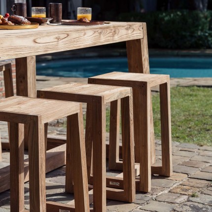 Table de bar de jardin Hermosa 180x90cm Gescova