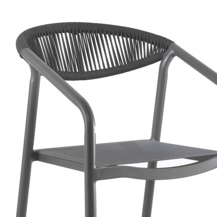 Tabouret de bar Genève gris anthracite Gescova