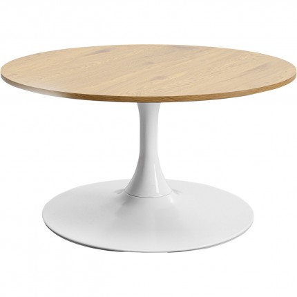 Table basse Schickeria chêne et blanche 80cm Kare Design