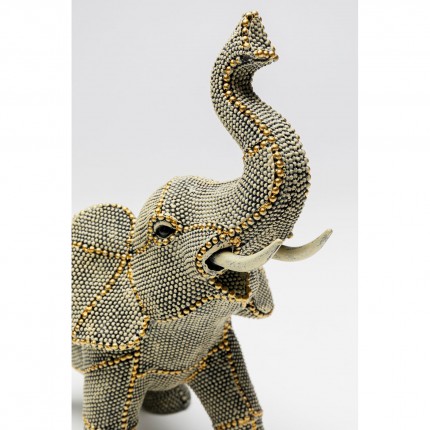 Déco éléphant perles 24cm Kare Design