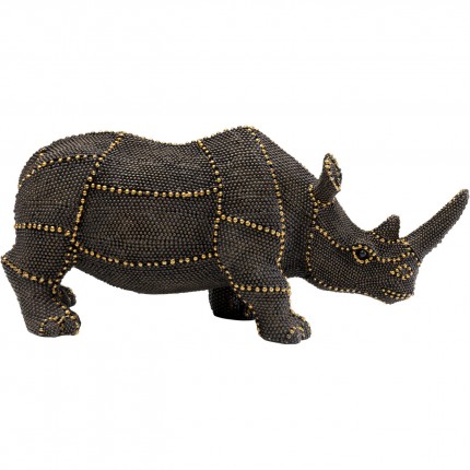 Déco rhino perles 26cm Kare Design