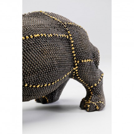 Déco rhino perles 26cm Kare Design