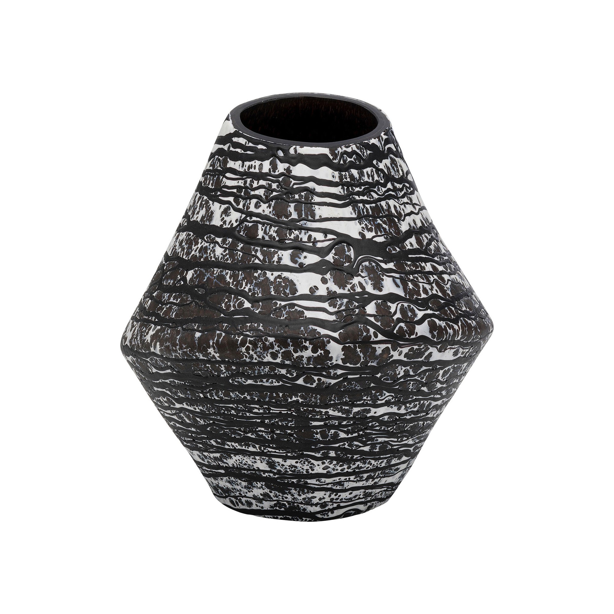 Vase Volante noir 27cm