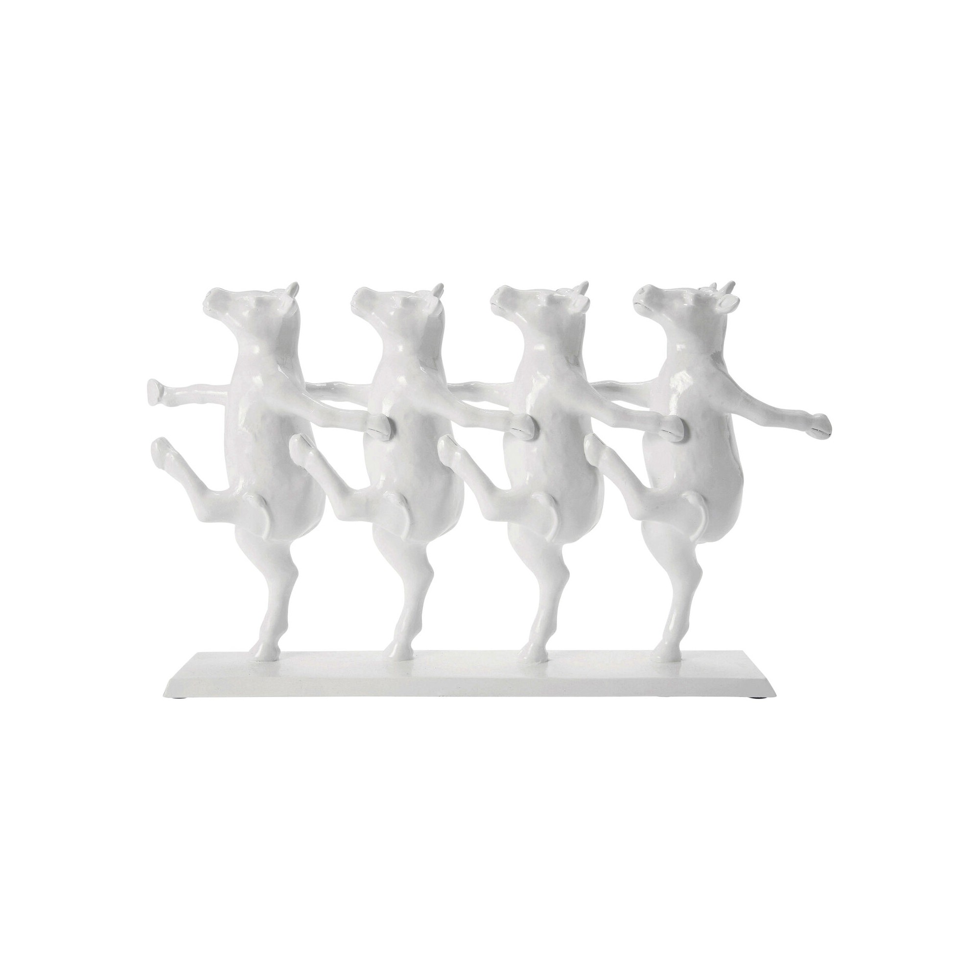 Deco dancing cows white Kare Design